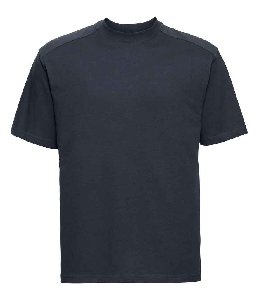 Russell Athletic 010M Heavyweight T-Shirt in French Navy