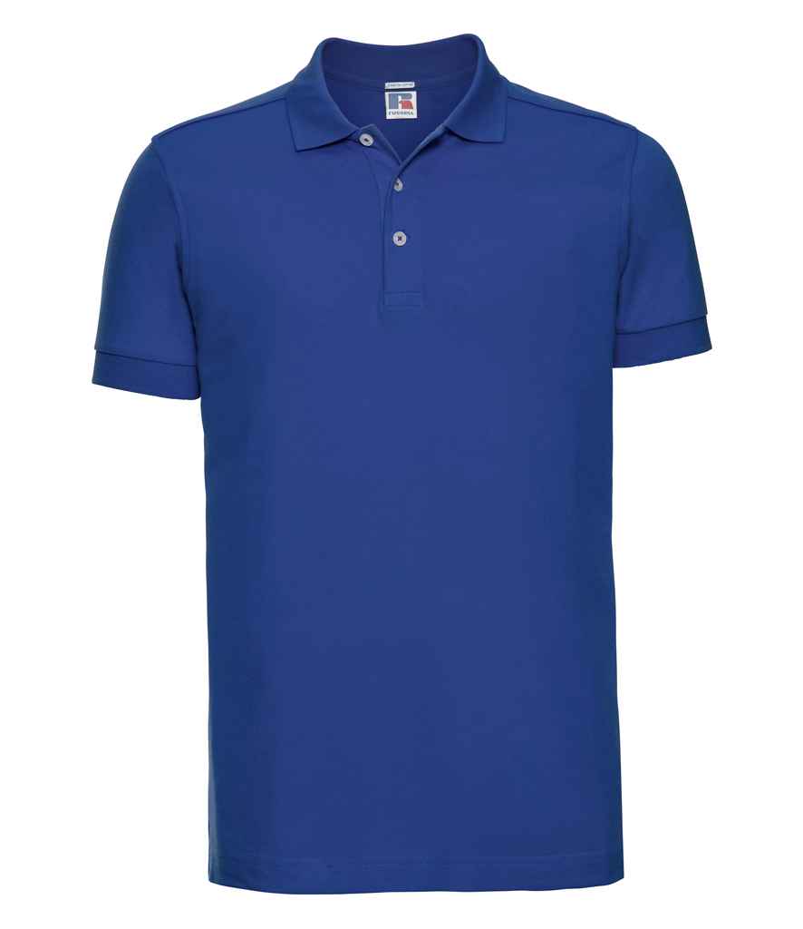 Russell Athletic 566M Stretch Piqué Polo Shirt
