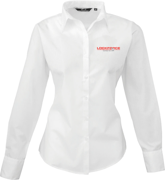 Lockforce Long Sleeve Poplin Blouse