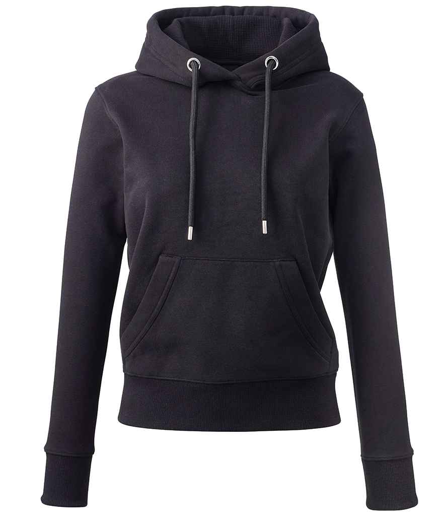 Anthem AM03 Ladies Organic Hoodie in Black