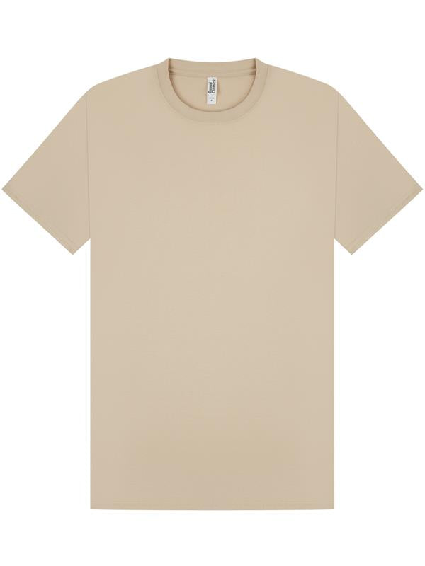 Absolute Apparel CR1800 t-shirt in sand, front