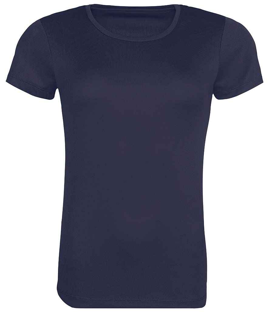 Just Cool JC205 Ladies Cool Recycled T-Shirt in French Navy