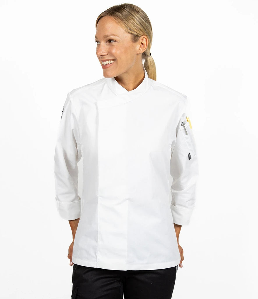 Le Chef LE001 Long Sleeve Academy Tunic in White