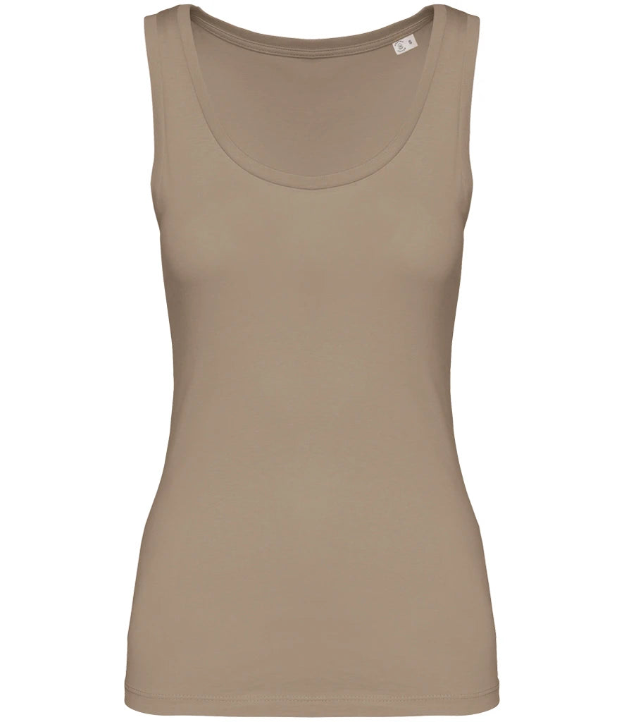 Native Spirit NS341 Ladies Tank Top in Wet Sand
