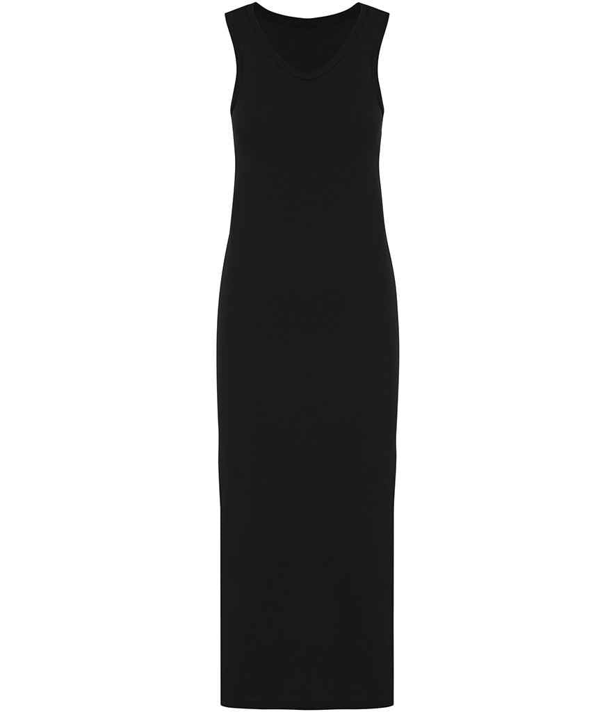 Native Spirit NS5012 Ladies Jersey Washed Dress in Washed Coal Grey
