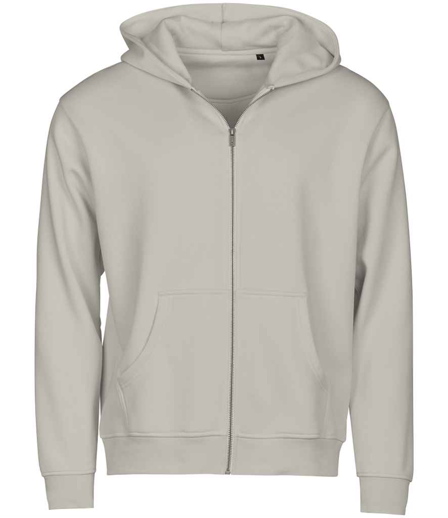 Tee Jays T5154 hooded full zip sweatshirt in Cement