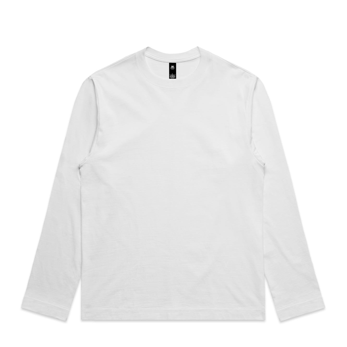 AS Colour 5031 Box L/S Tee White