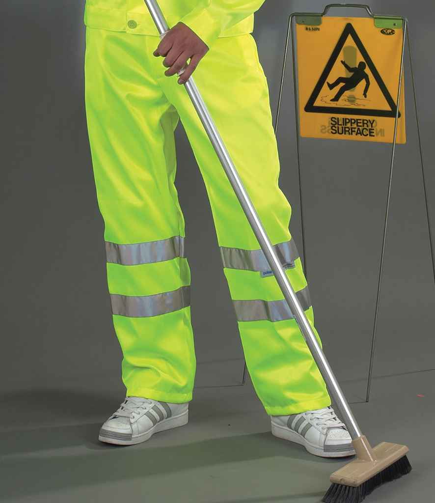Yoko YK300 Hi-Vis Poly/Cotton Work Trousers