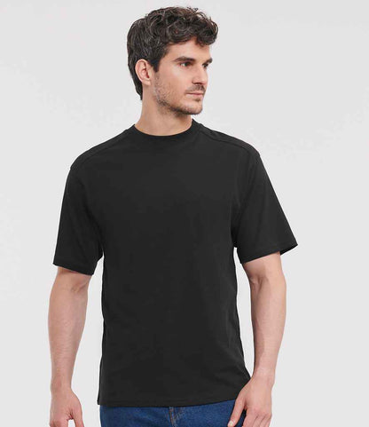 Russell Athletic 010M Heavyweight T-Shirt in Black