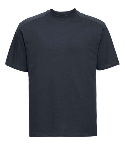 Russell Athletic 010M Heavyweight T-Shirt in French Navy