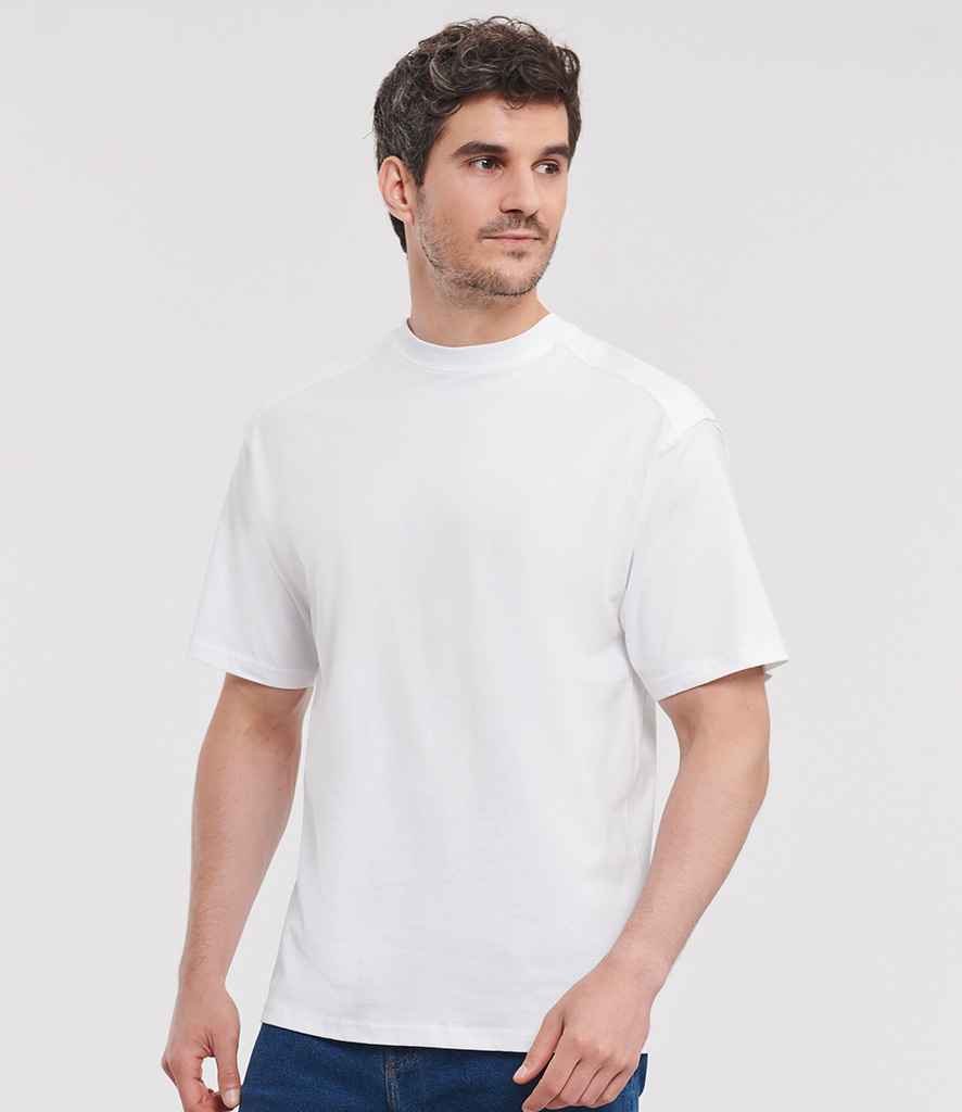 Russell Athletic 010M Heavyweight T-Shirt in White