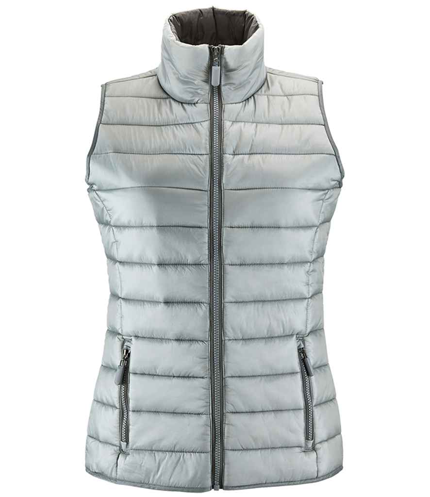 SOLS 01437 SOL'S Ladies Wave Bodywarmer in Metal Grey