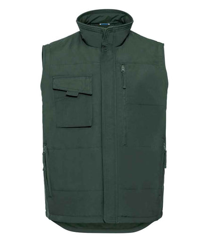 Russell Athletic 014M Russell Athletic Gilet in Bottle Green