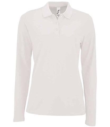 SOLS 02083 SOL'S Ladies Perfect Long Sleeve Piqué Polo Shirt