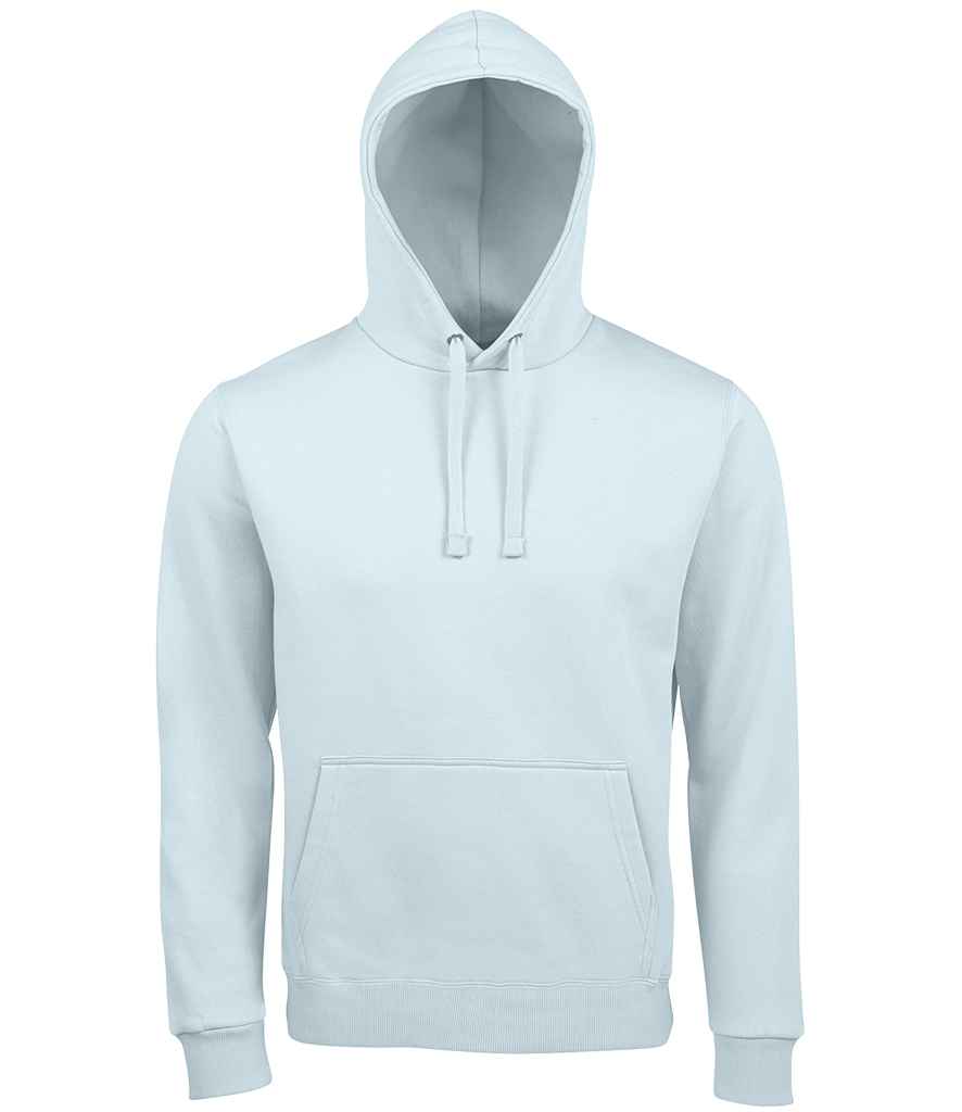 SOLS 02991 Spencer Hooded Sweatshirt in Creamy Blue