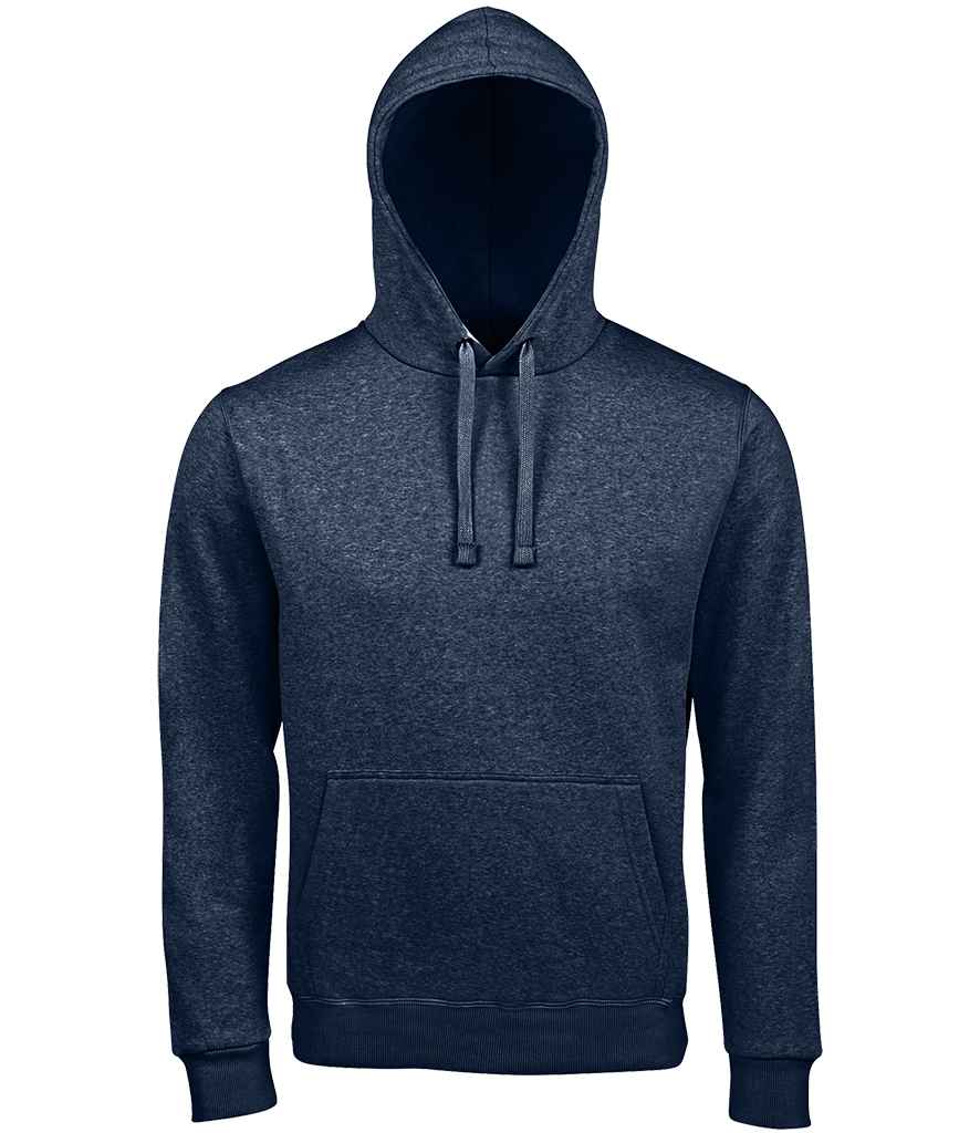 SOLS 02991 Spencer Hooded Sweatshirt in Heather Denim