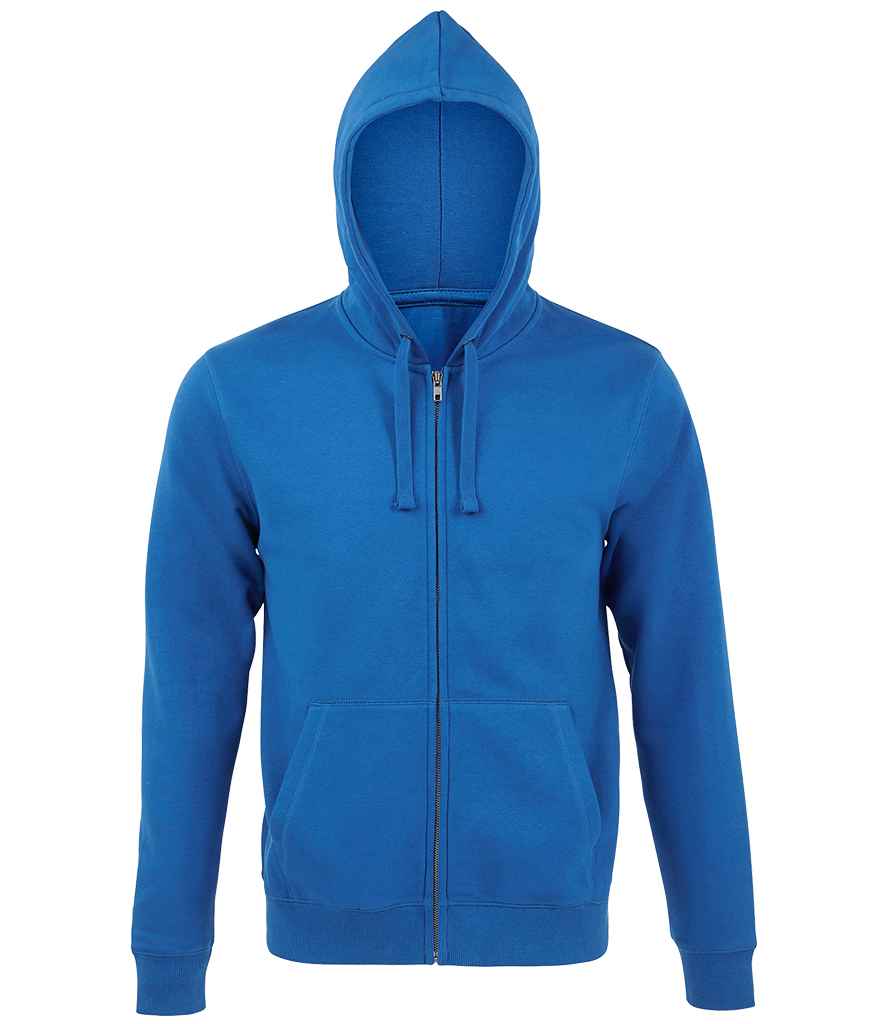 SOLS 03105 Spike Full Zip Hooded Sweatshirt in Royal Blue