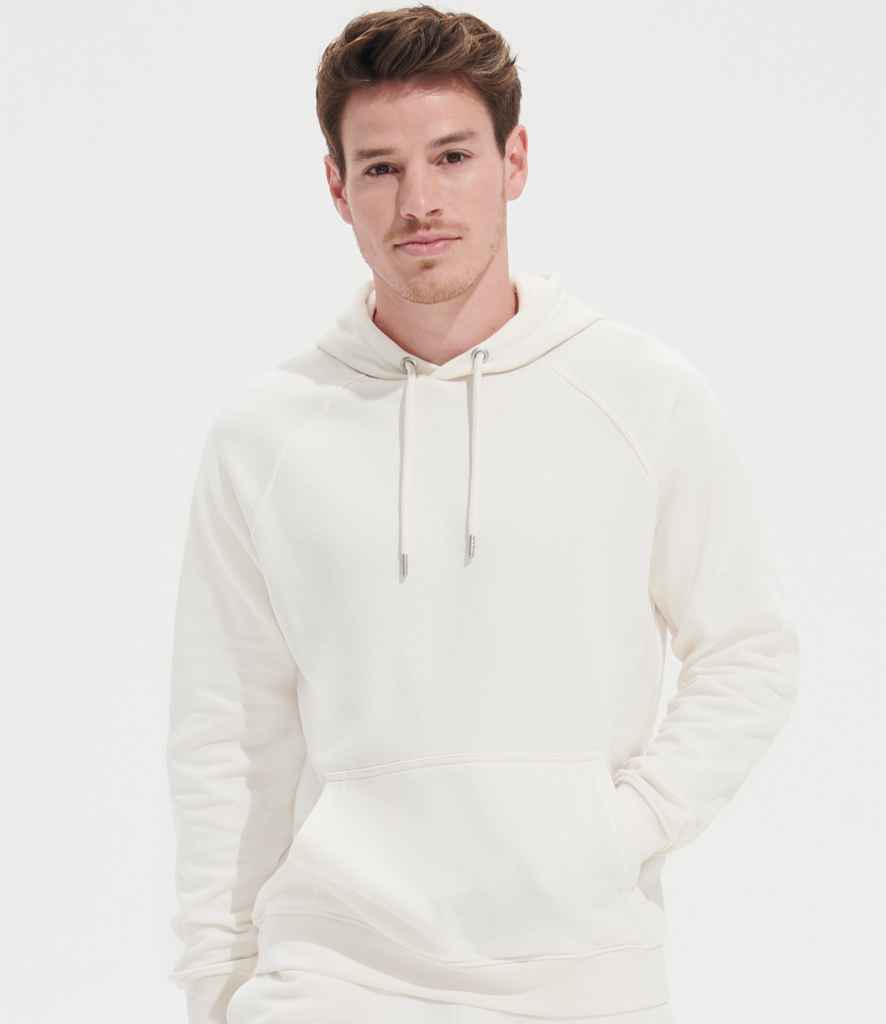 SOLS 03568 Stellar Organic Hoodie in Off White