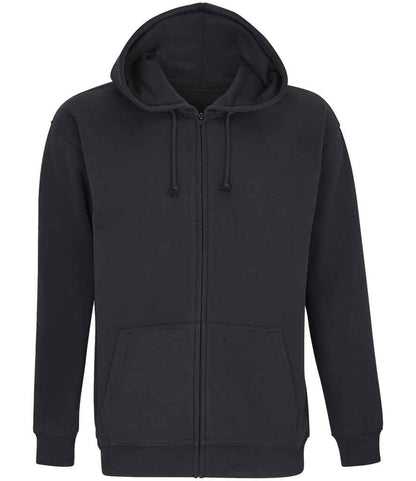 SOLS 03812 Carter Full Zip Hoodie in Black