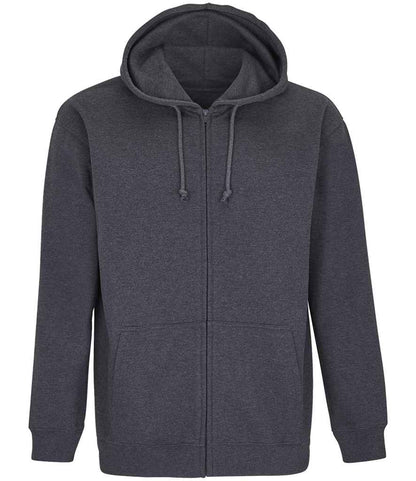 SOLS 03812 Carter Full Zip Hoodie in Charcoal Marl