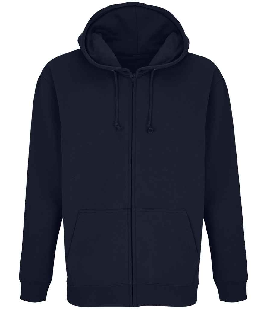 SOLS 03812 Carter Full Zip Hoodie in French Navy