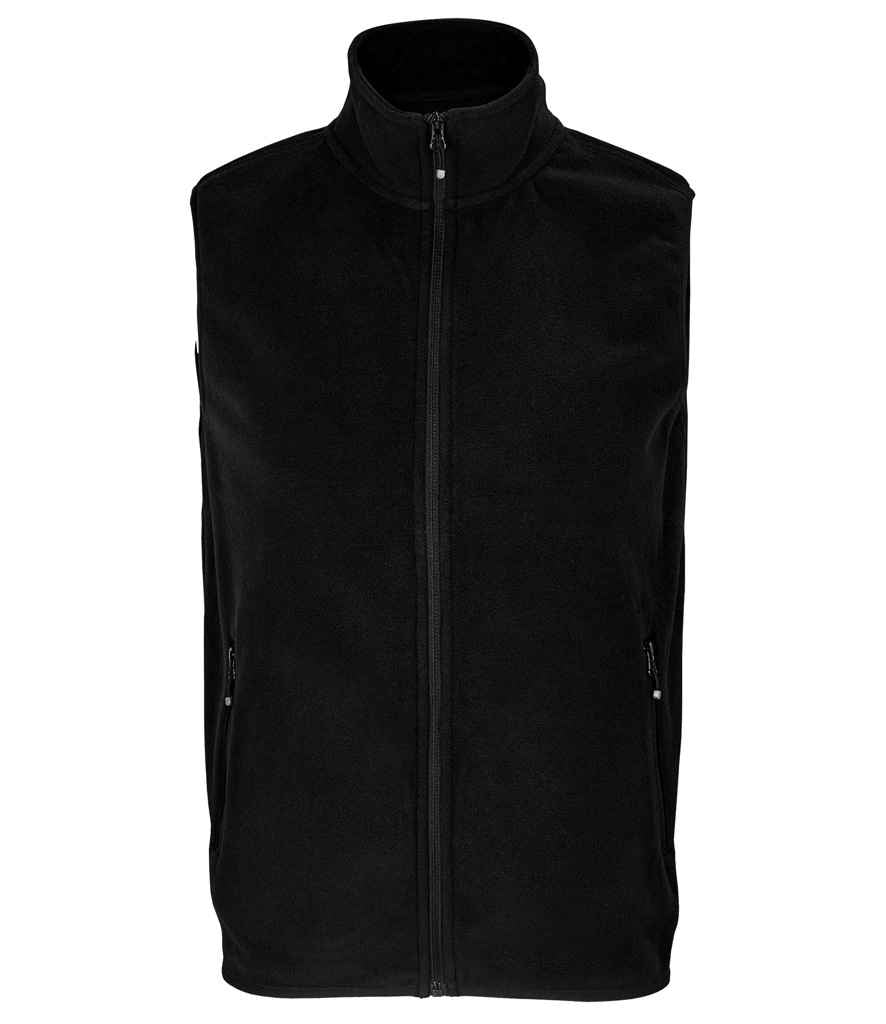 SOLS 03822 SOL'S Unisex Factor Recycled Micro Fleece Bodywarmer in Black