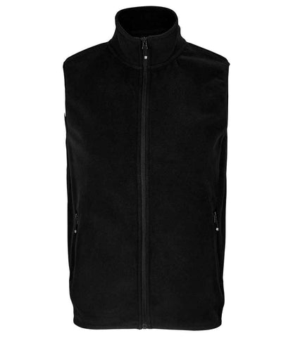 SOLS 03822 SOL'S Unisex Factor Recycled Micro Fleece Bodywarmer in Black