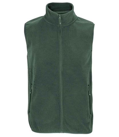 SOLS 03822 SOL'S Unisex Factor Recycled Micro Fleece Bodywarmer in Forest Green
