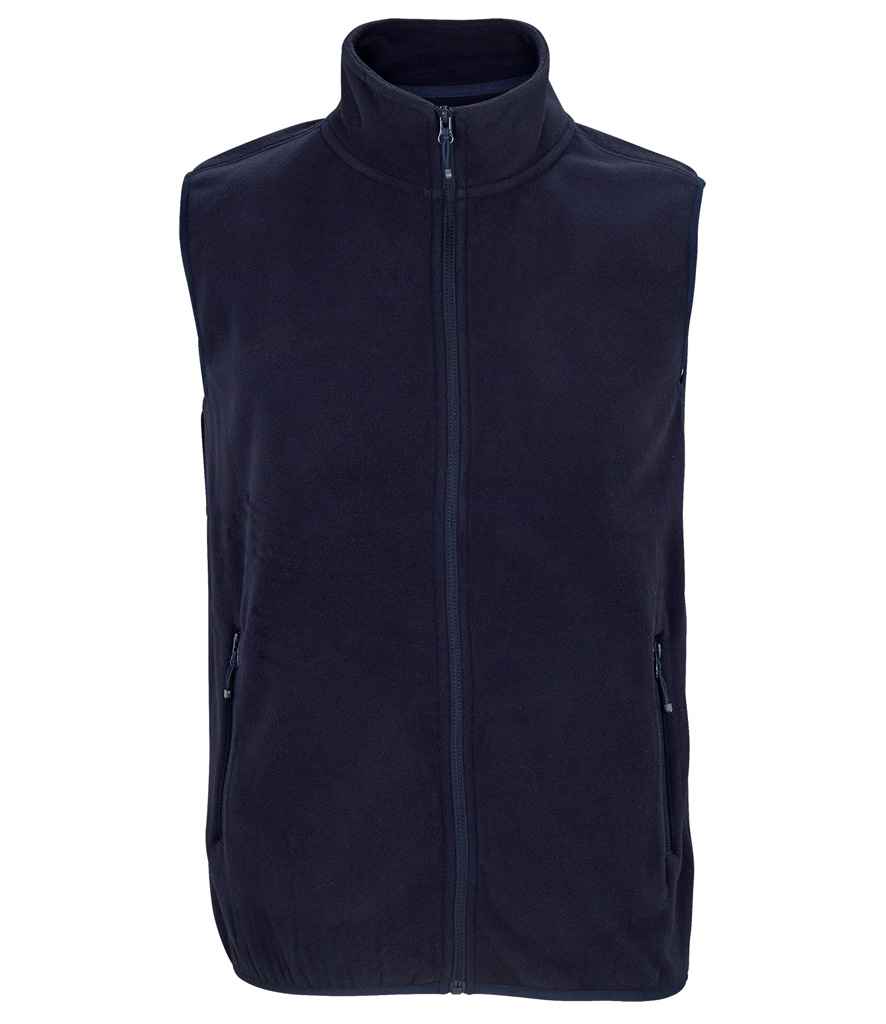 SOLS 03822 SOL'S Unisex Factor Recycled Micro Fleece Bodywarmer in Navy