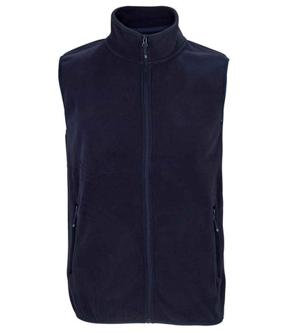 SOLS 03822 SOL'S Unisex Factor Recycled Micro Fleece Bodywarmer in Navy