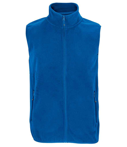 SOLS 03822 SOL'S Unisex Factor Recycled Micro Fleece Bodywarmer in Royal Blue
