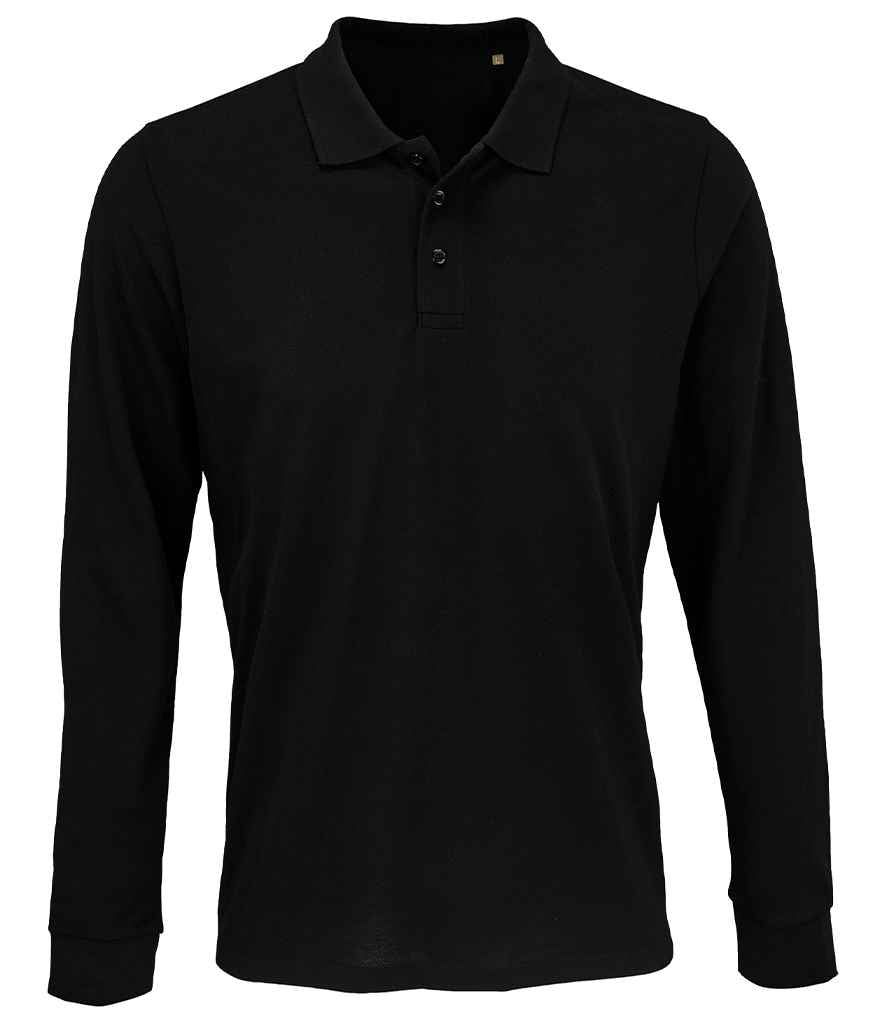 SOLS 03983 SOL'S Unisex Prime Long Sleeve Piqué Polo Shirt