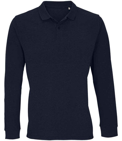 SOLS 04241 SOL'S Unisex Planet Long Sleeve Piqué Polo Shirt