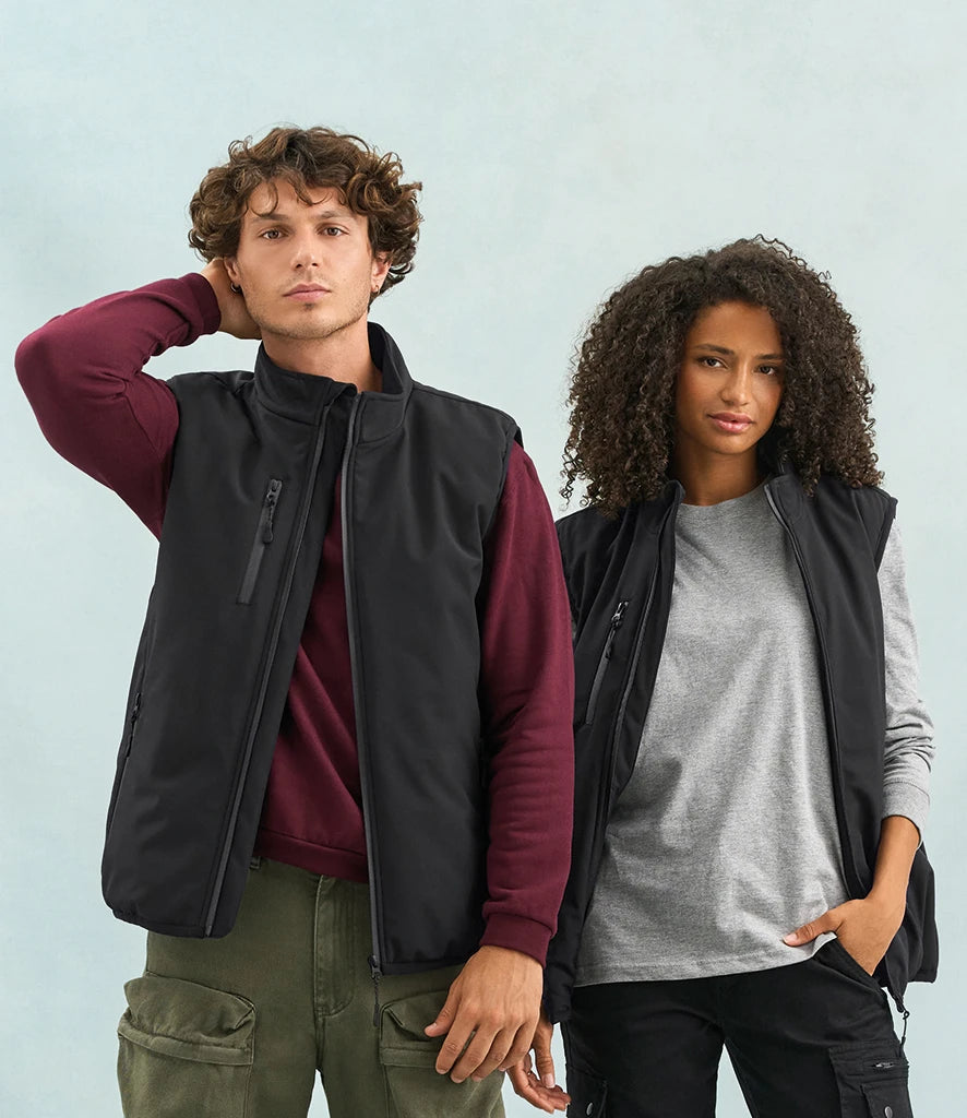 SOLS 04809 SOL'S Unisex Falcon Padded Bodywarmer in Black