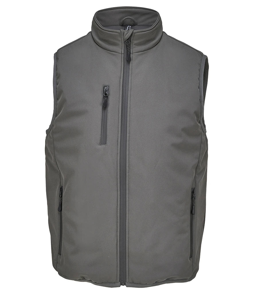 SOLS 04809 SOL'S Unisex Falcon Padded Bodywarmer in Charcoal