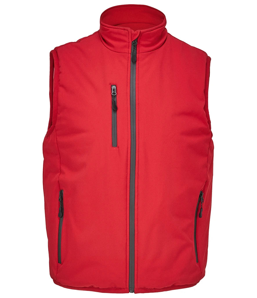 SOLS 04809 SOL'S Unisex Falcon Padded Bodywarmer in Pepper Red