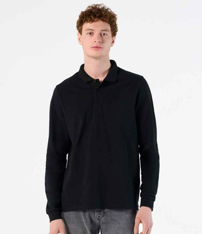 SOLS 11353 SOL'S Winter II Long Sleeve Cotton Piqué Polo Shirt
