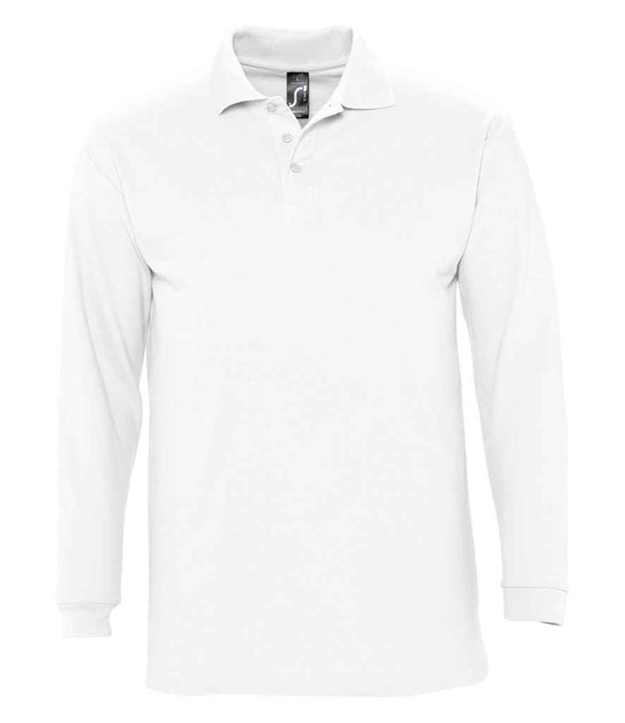 SOLS 11353 SOL'S Winter II Long Sleeve Cotton Piqué Polo Shirt