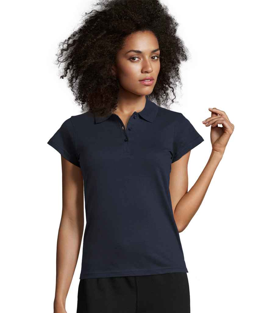SOLS 11376 SOL'S Ladies Prescott Cotton Jersey Polo Shirt