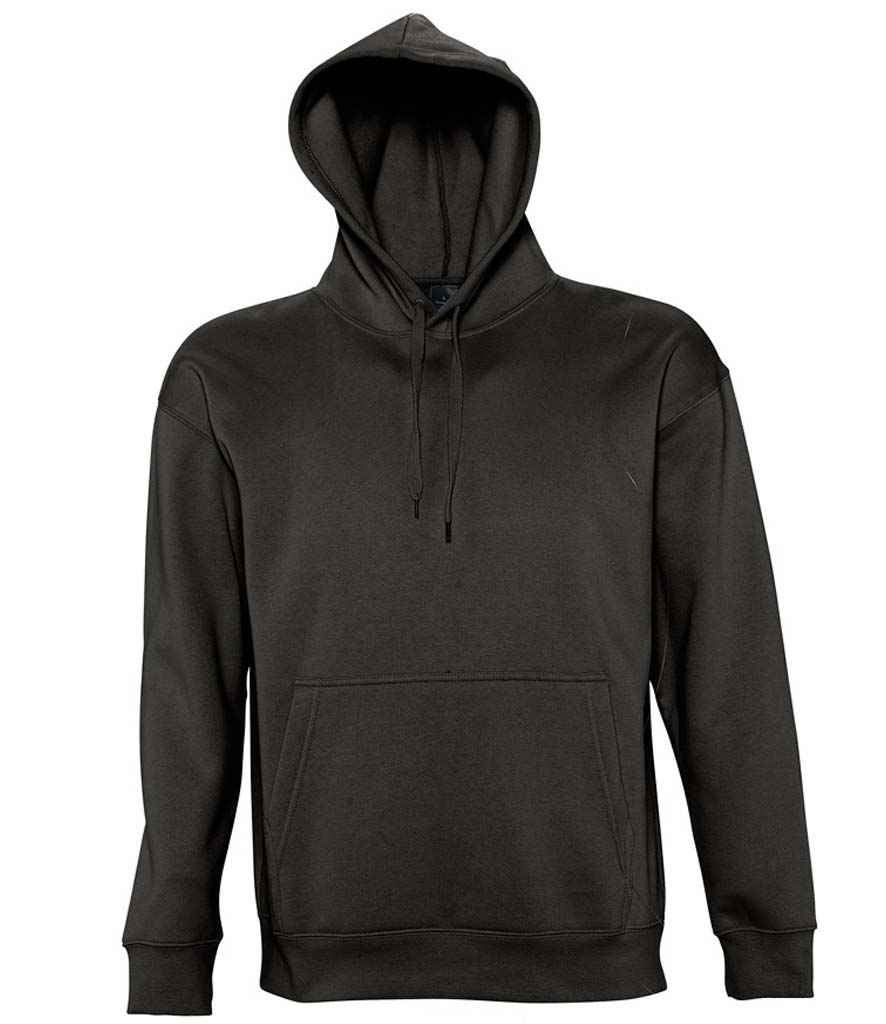 SOLS 13251 Slam Hooded Sweatshirt in Black