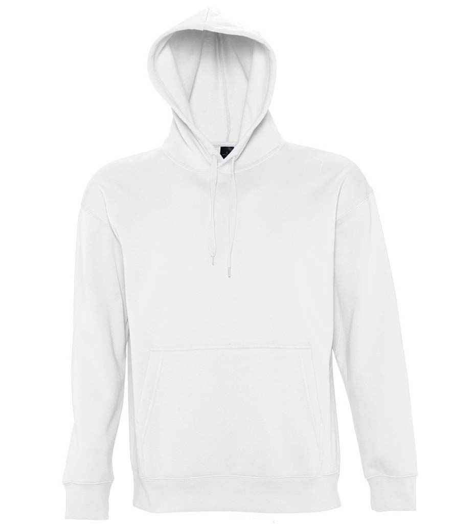 SOLS 13251 Slam Hooded Sweatshirt in White