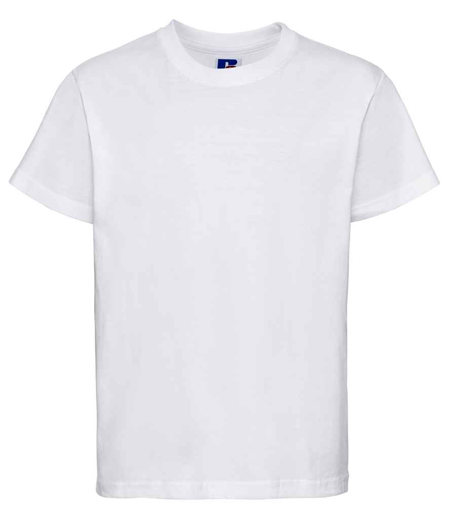 Russell Athletic 180B Kids Classic Ringspun T-Shirt in White