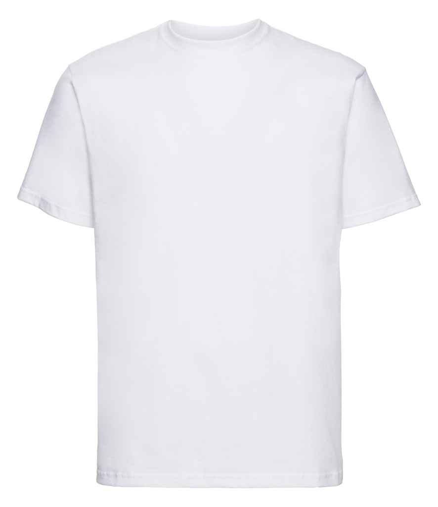 Russell Athletic 180M Classic Ringspun T-Shirt in White