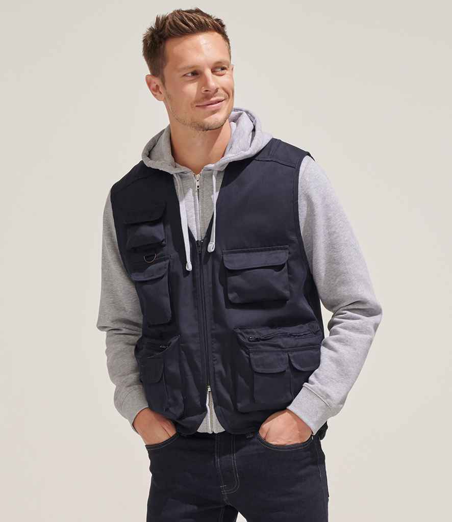 SOLS 43630 SOL'S Wild Waistcoat in Navy