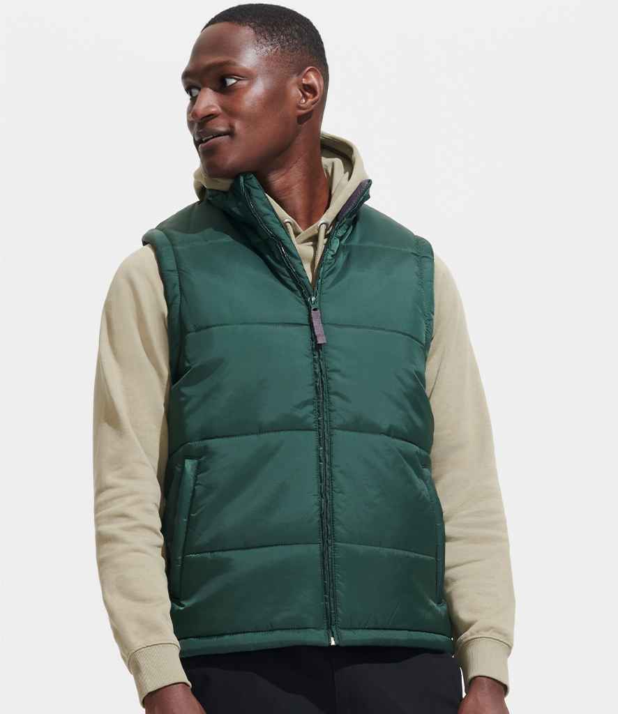 SOLS 44002 SOL'S Unisex Warm Bodywarmer in Forest Green