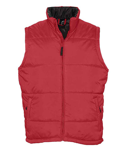 SOLS 44002 SOL'S Unisex Warm Bodywarmer in Red
