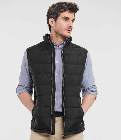 Russell Athletic 441M Russell Athletic Nano Padded Bodywarmer in Black