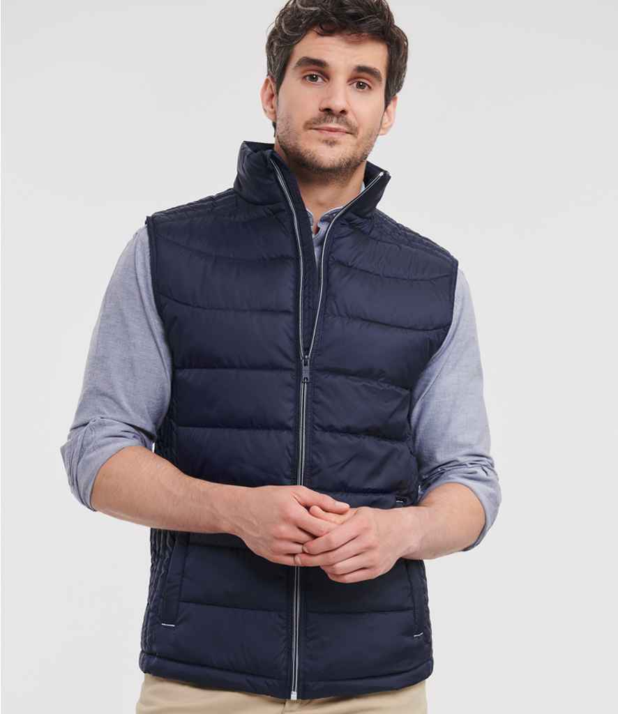 Russell Athletic 441M Russell Athletic Nano Padded Bodywarmer in French Navy
