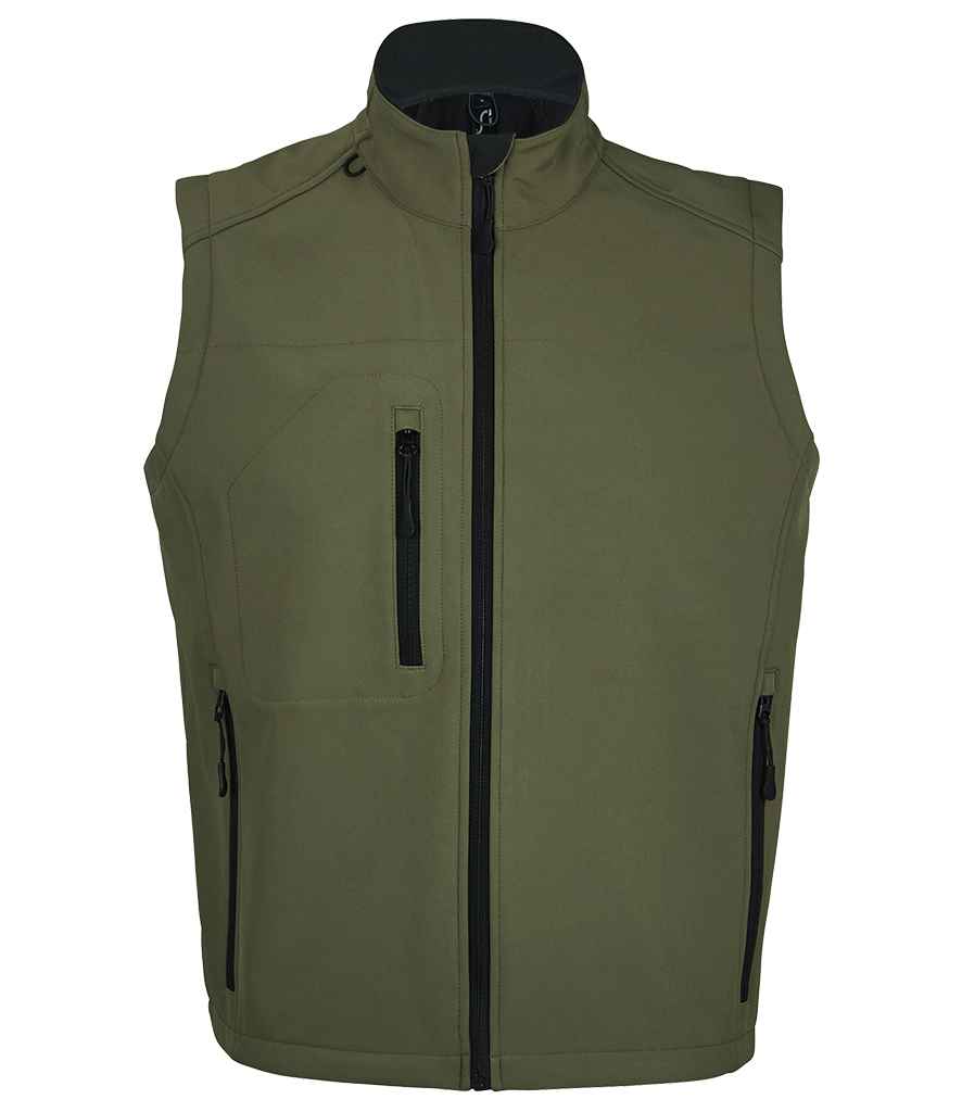 SOLS 46601 SOL'S Rallye Soft Shell Bodywarmer in Army
