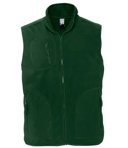 SOLS 51000 SOL'S Unisex Norway Fleece Bodywarmer in Green